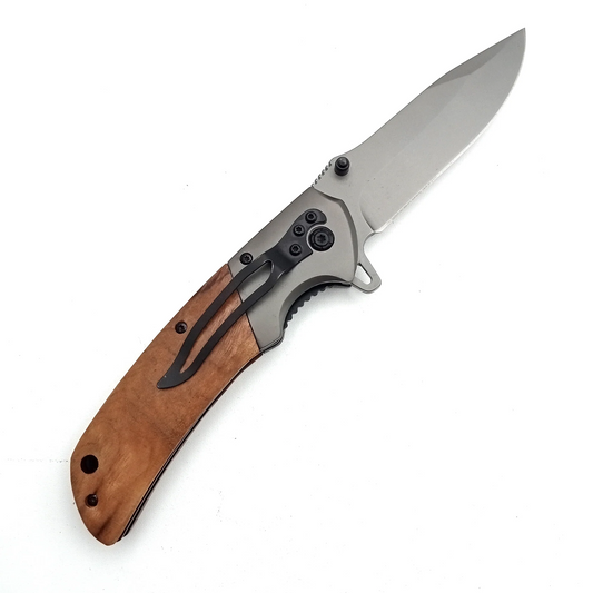 Browning 354 Folding Knife with Wood Handle