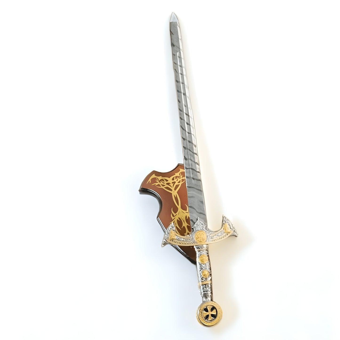 Ornate Fantasy Sword with Decorative Hilt and Shield – Collector's Edition
