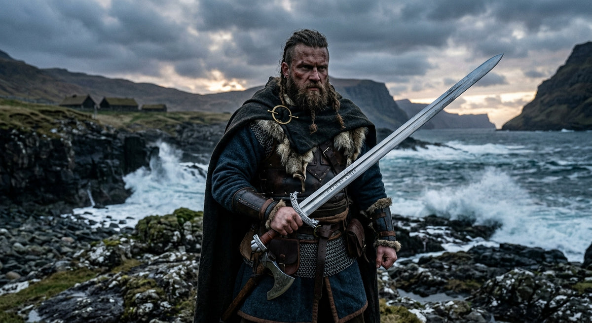 Northmen Black Edition Viking Sword with Scabbard