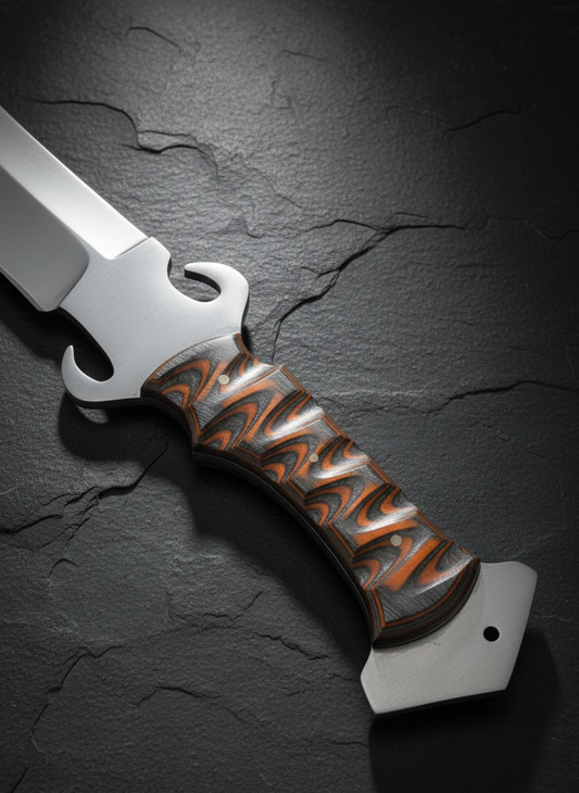 Handcrafted Fantasy Dagger with Decorative Handle | Artistic Steel Blade
