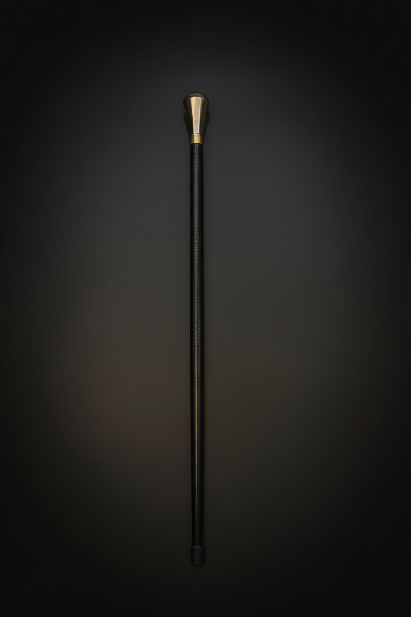 Round Knob Sword Cane - Hidden Blade Walking Stick | Silver Pommel Handle Self Defense Cane