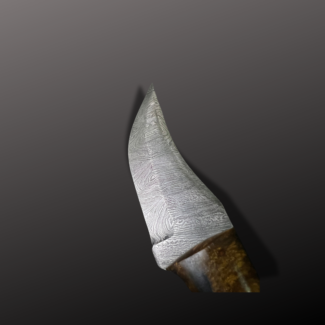 Handmade Damascus Steel Hunting Knife – Design No. 9