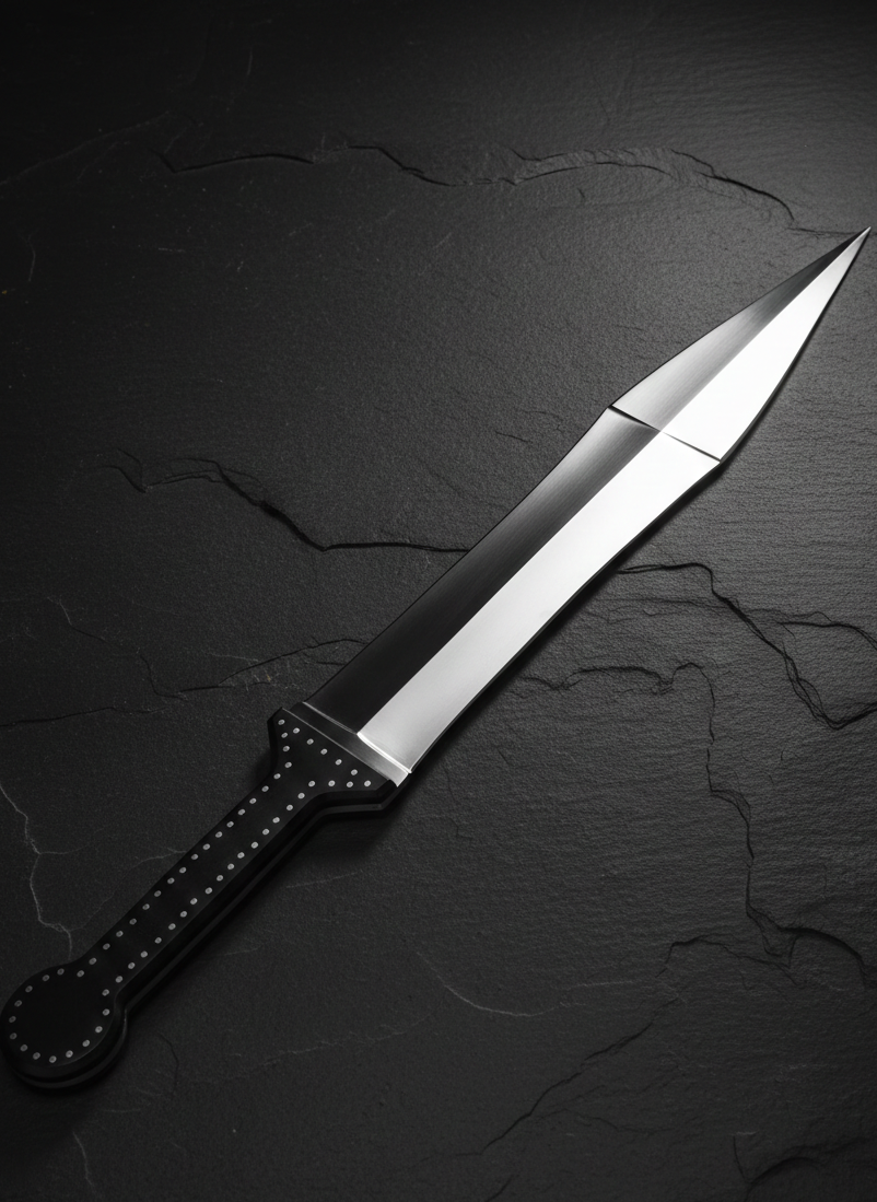 Tactical Combat Dagger with Premium Leather Sheath