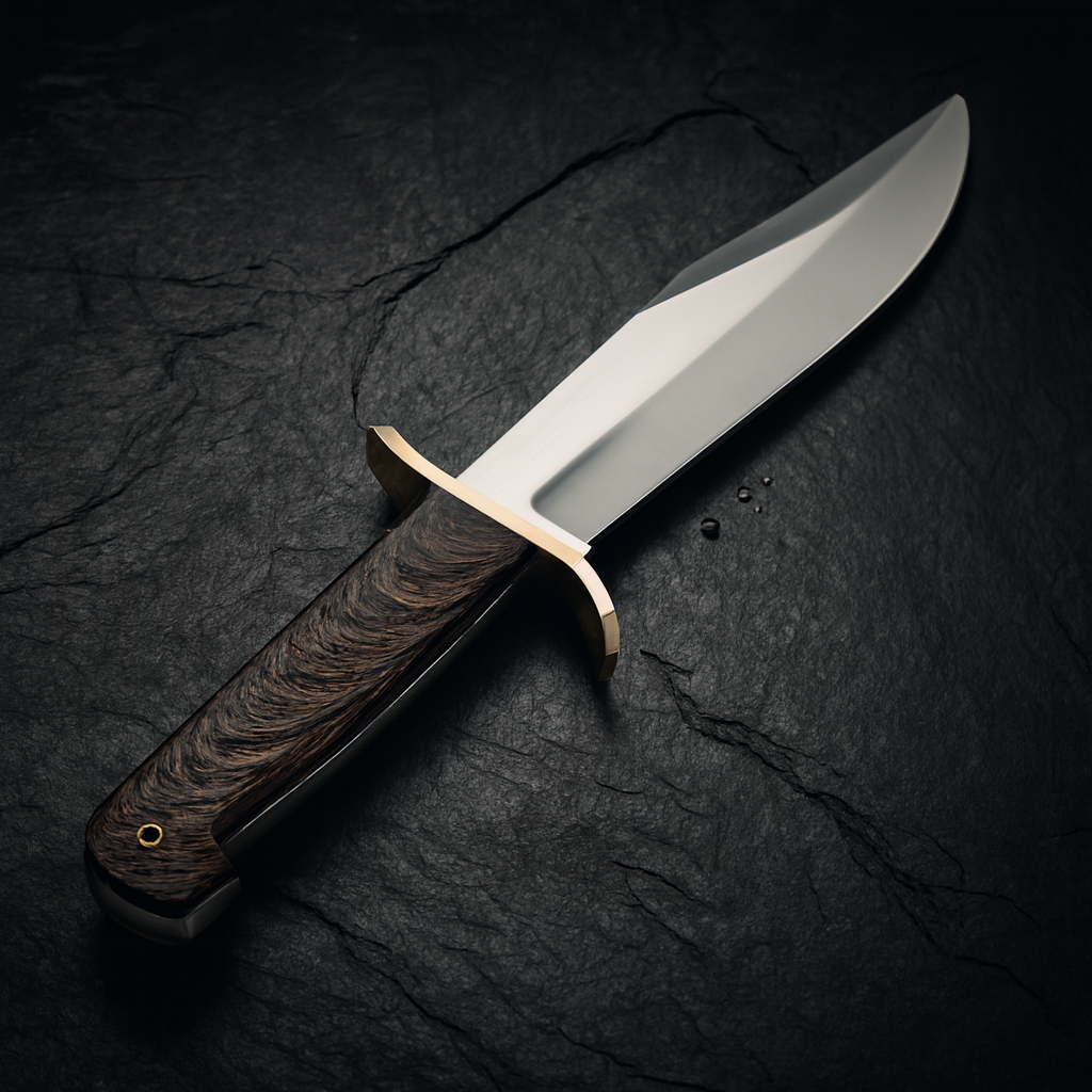 Handcrafted Hunting Knife with Leather Sheath | Premium Steel Blade