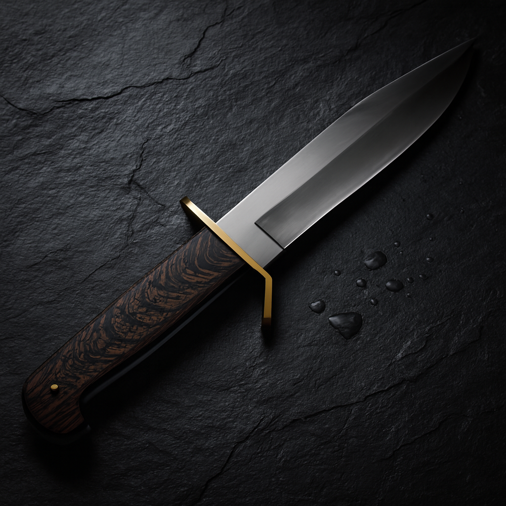 Handcrafted Hunting Knife with Leather Sheath | Premium Steel Blade