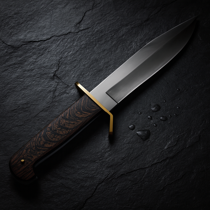 Handcrafted Hunting Knife with Leather Sheath | Premium Steel Blade