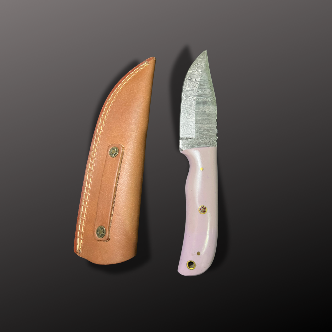 Handmade Damascus Steel Hunting Knife – Design No. 12