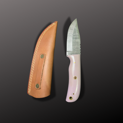 Handmade Damascus Steel Hunting Knife – Design No. 12