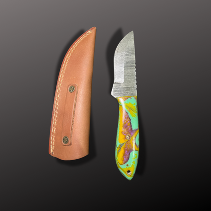 Handmade Damascus Steel Hunting Knife – Design No. 18