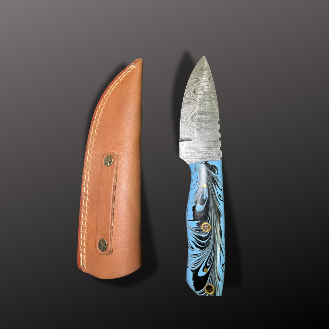Handmade Damascus Steel Hunting Knife – Design No. 20