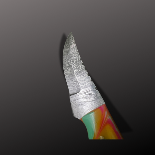 Handmade Damascus Steel Hunting Knife – Design No. 23
