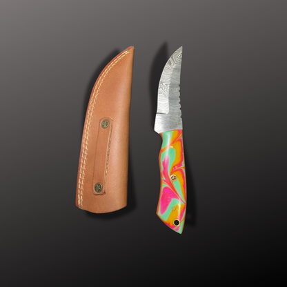 Handmade Damascus Steel Hunting Knife – Design No. 23