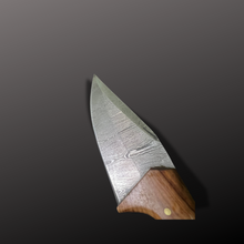 Load image into Gallery viewer, Handmade Damascus Steel Hunting Knife with Leather Sheath
