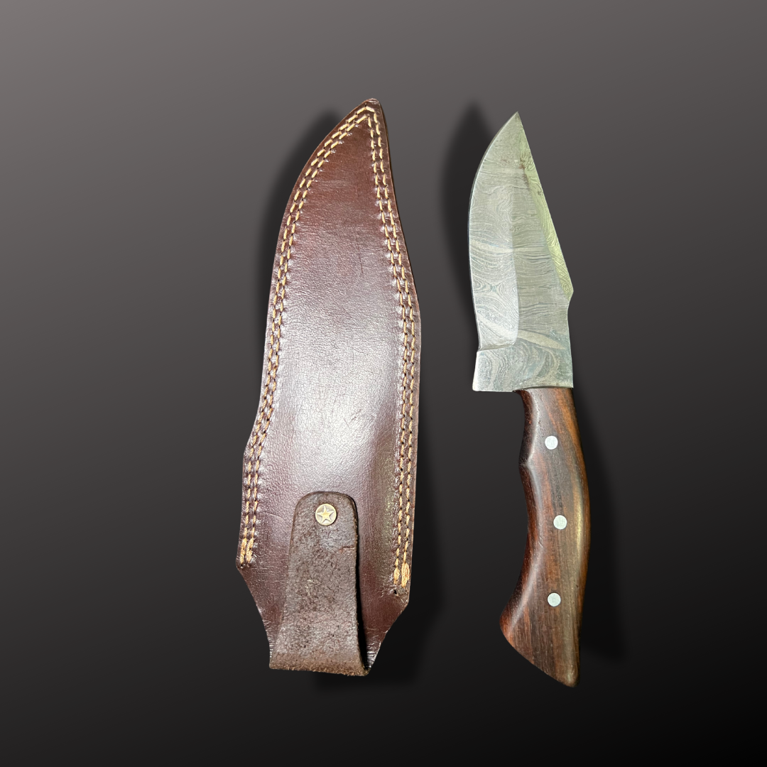 Handmade Damascus Steel Hunting Knife – Design No. 36