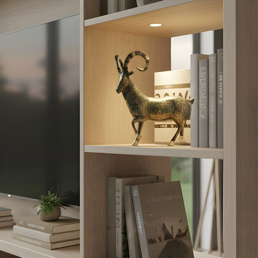 Artisan Brass Markhor Figurine