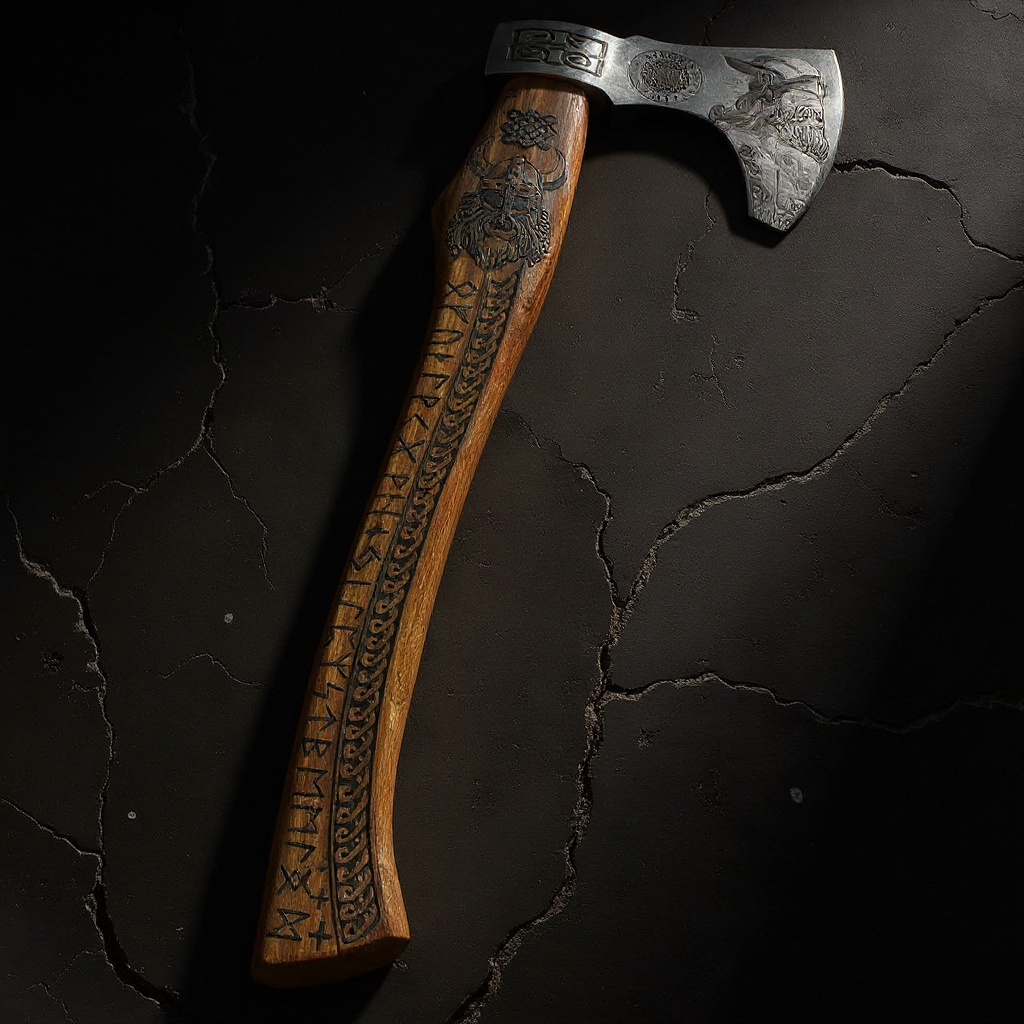 Viking Bearded Tomahawk Hatchet – Hand Forged