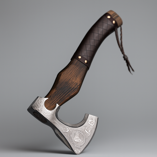 The Artisan's Edge: A Masterfully Crafted Viking Battle Axe