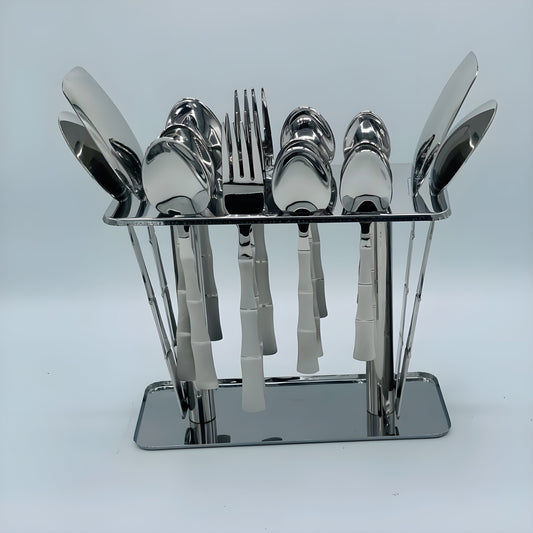 6 Persons set - PURE CUTLERY SET STAINLESS STEEL