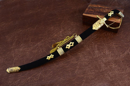 Royal Ceremonial Sword – Black & Gold Edition