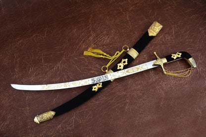 Royal Ceremonial Sword – Black & Gold Edition