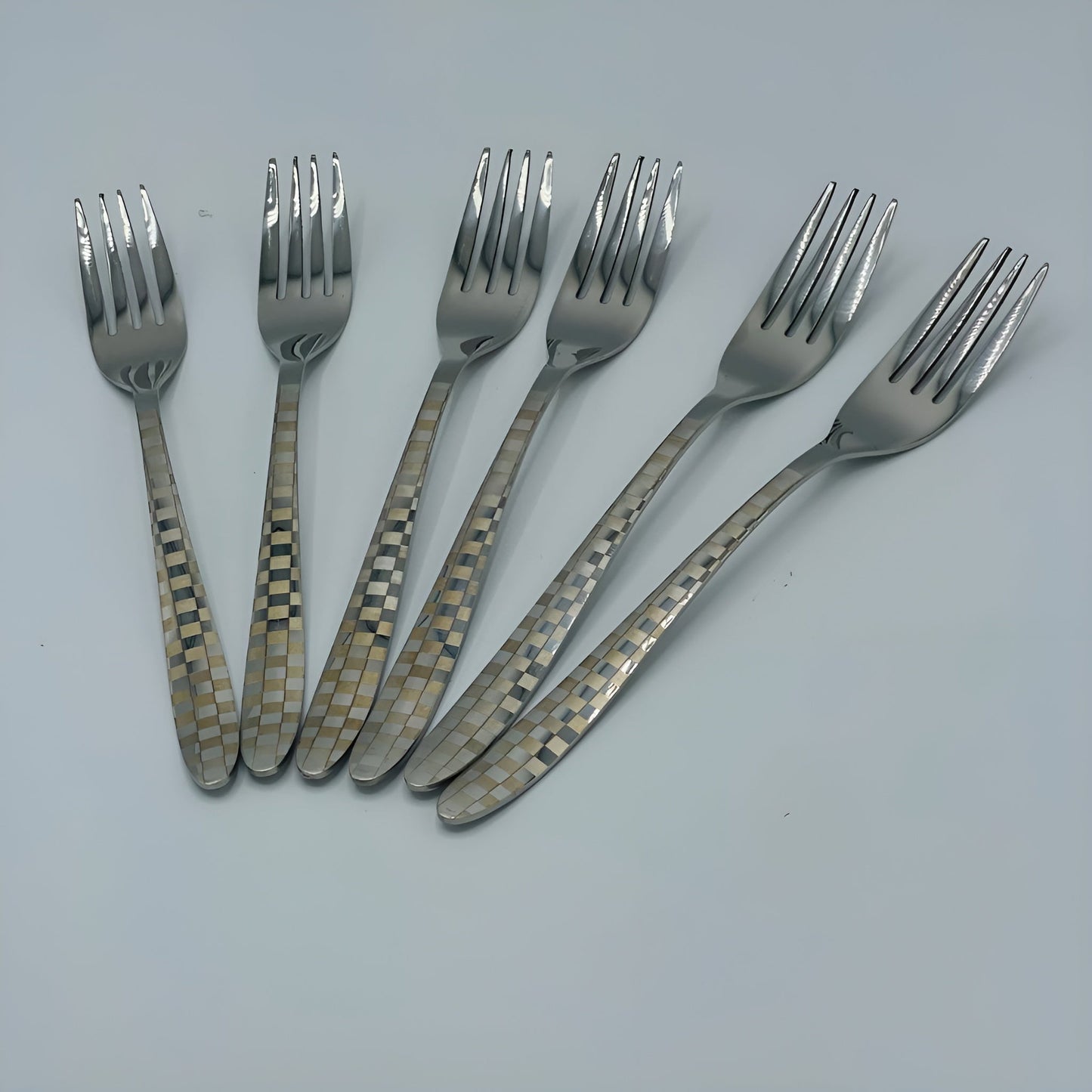 8 Persons set - Elegant Exclusive Laser Stainless Steel Cutlery Set
