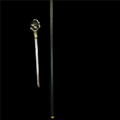 Luxury Ball Knob Metal Walking Stick