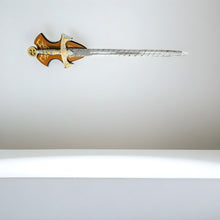 Load image into Gallery viewer, Ornate Fantasy Sword with Decorative Hilt and Shield – Collector&#39;s Edition
