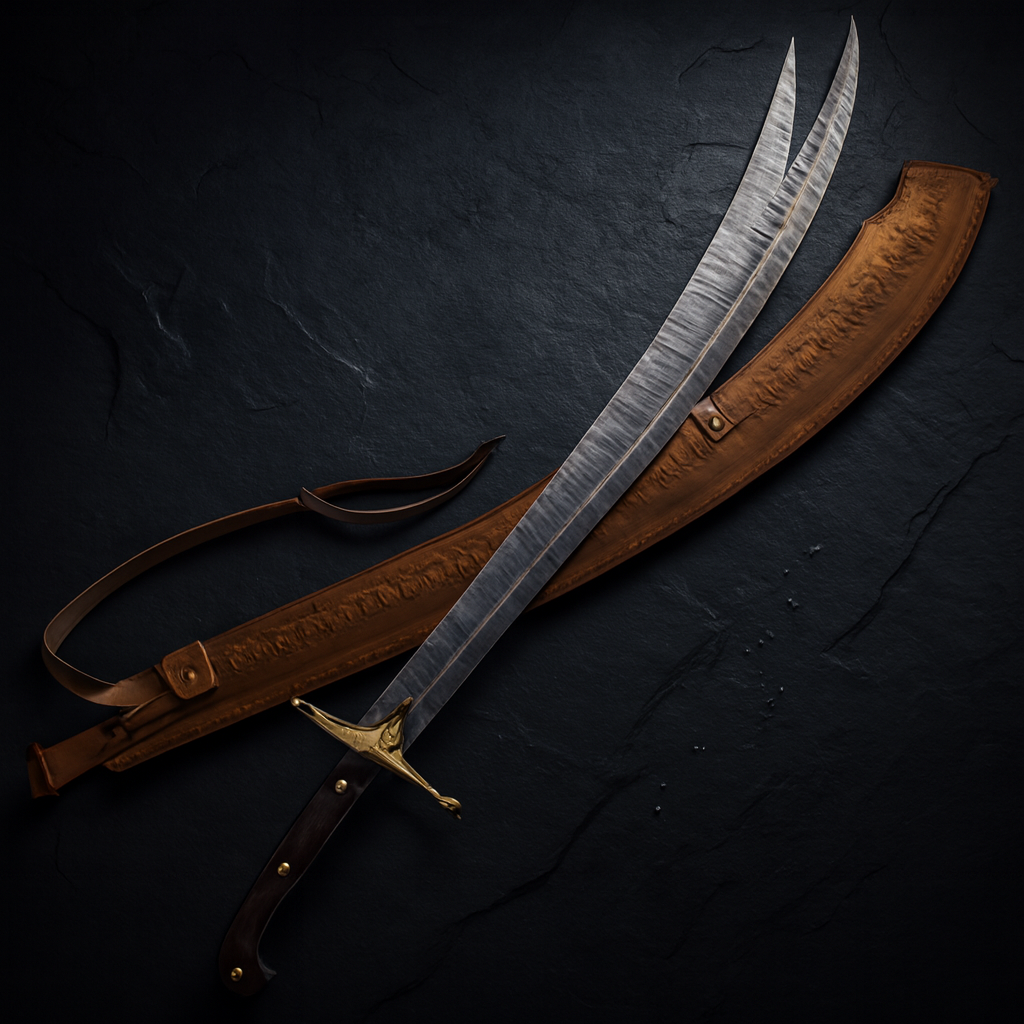 Zulfiqar Damascus Sword (Real Damascus Sword)