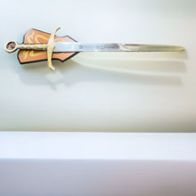 Load image into Gallery viewer, Elegant Fantasy Sword with Decorative Hilt and Shield – Collector&#39;s Edition
