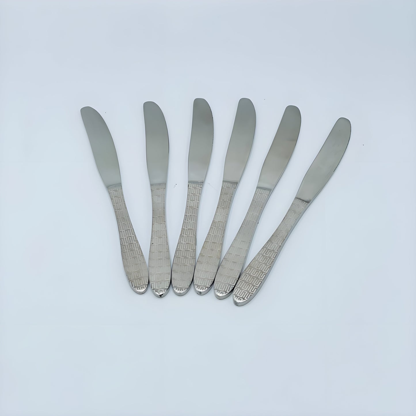 6 Persons set - Royal Luxe Gold Laser-Design Silverware