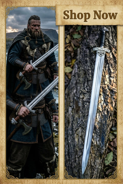 Northmen Black Edition Viking Sword with Scabbard