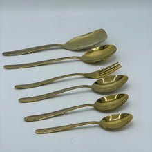 Load image into Gallery viewer, 4 Persons set - Premium Stainless Steel Dining Cutlery Set Golden Lazer
