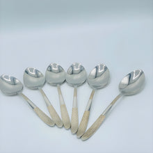 Load image into Gallery viewer, 12 Persons set - Elegant Exclusive Gold Plated Laser Stainless Steel Cutlery Set
