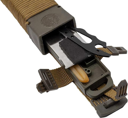 Rambo-Style Survival Knife with Fire Steel & Holster