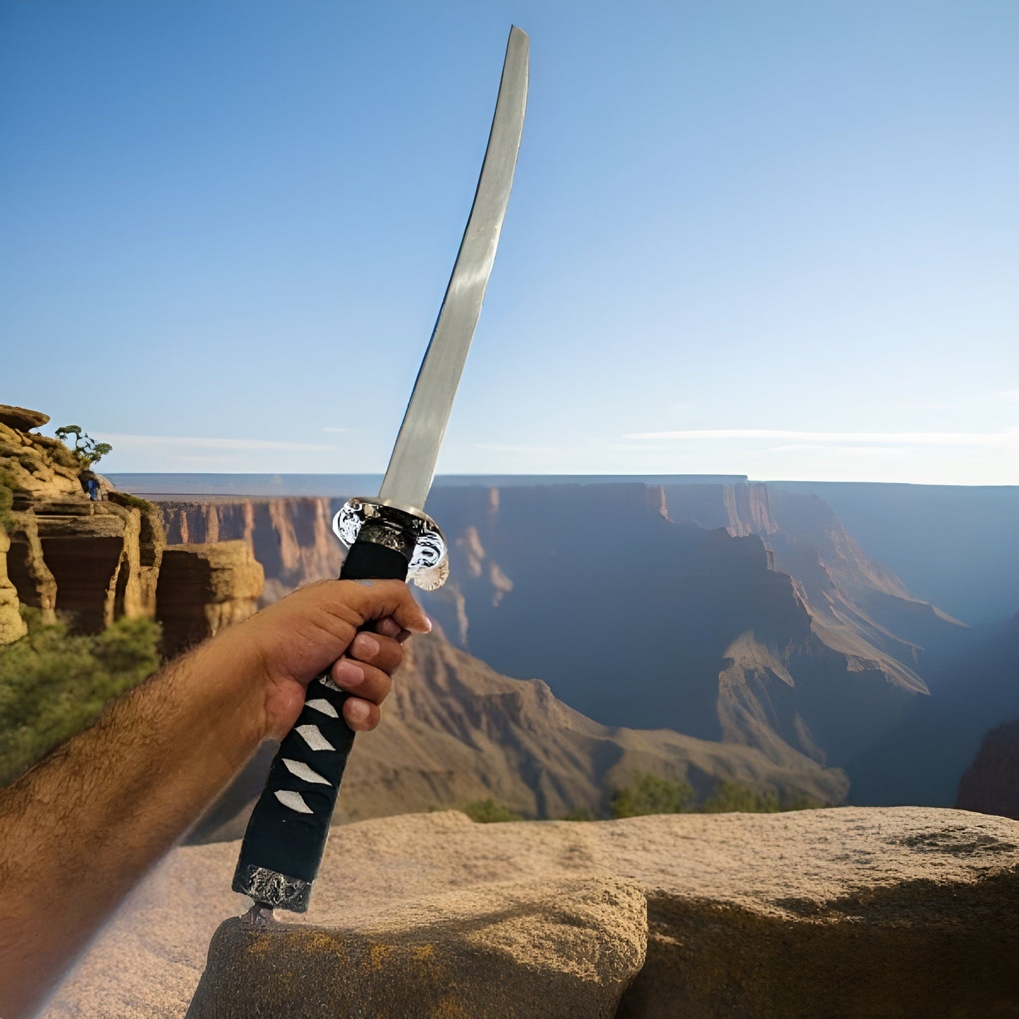 Traditional Katana Sword with Gleaming Blade and Elegant Scabbard – Collector's Edition"