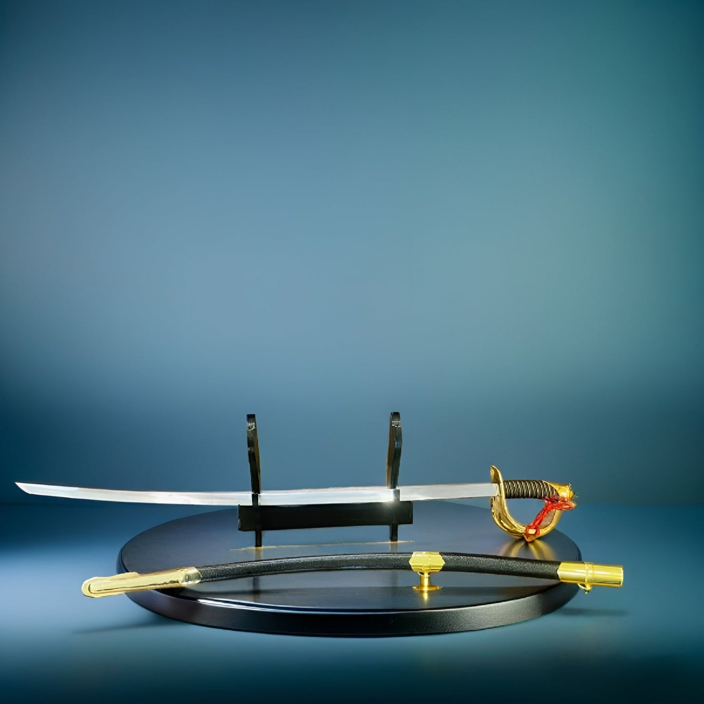 Exquisite Katana with Polished Blade and Decorative Scabbard – Collector's Edition