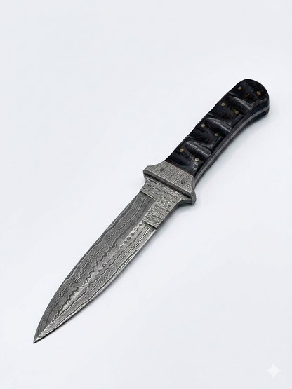 Custom Handmade Damascus Steel Cypress Shiromashero-Style Knife