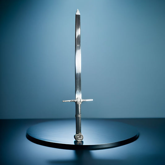 Witcher Sword with Polished Blade and Elegant Hilt – Display Edition