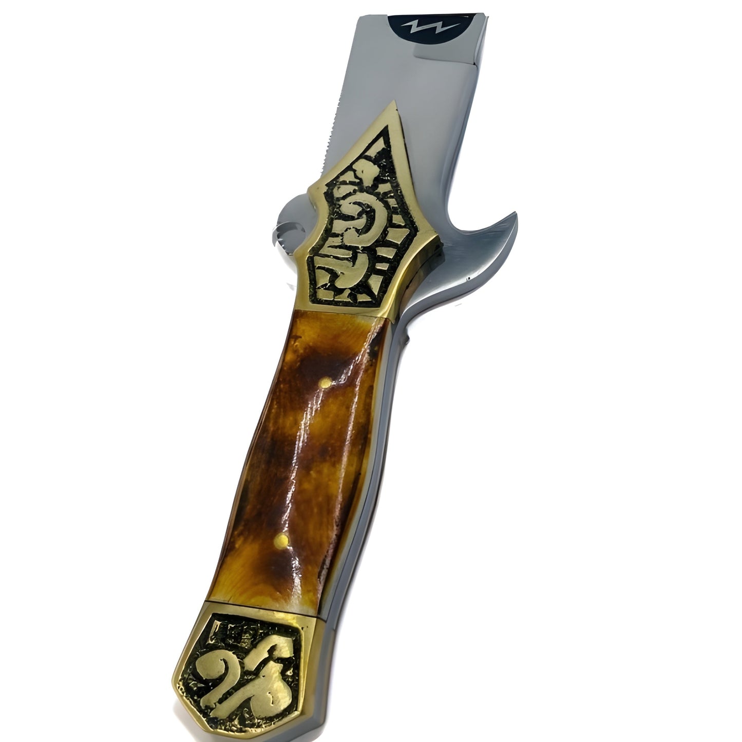 D2 Steel Tactical Knife with Custom Engraving