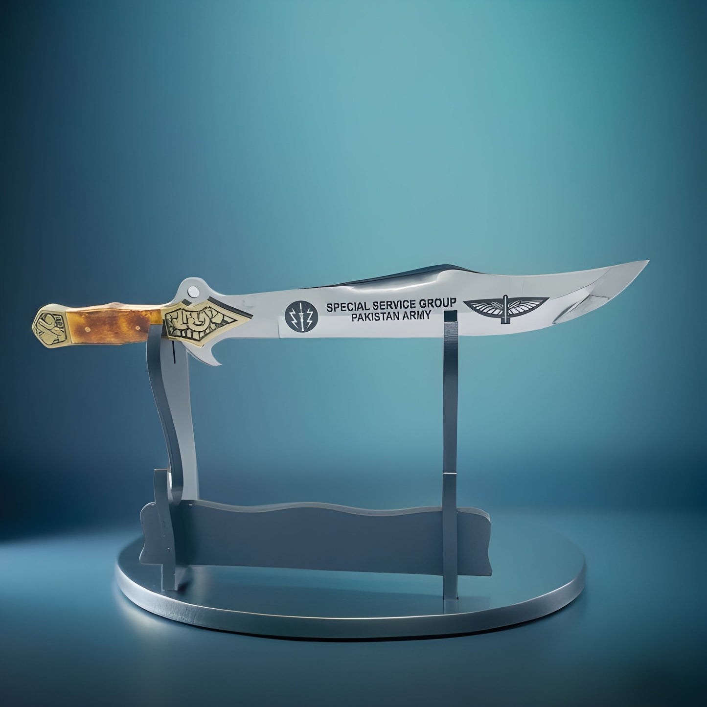 D2 Steel Tactical Knife with Custom Engraving