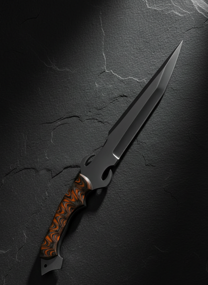 Handcrafted Fantasy Dagger with Decorative Handle | Artistic Steel Blade