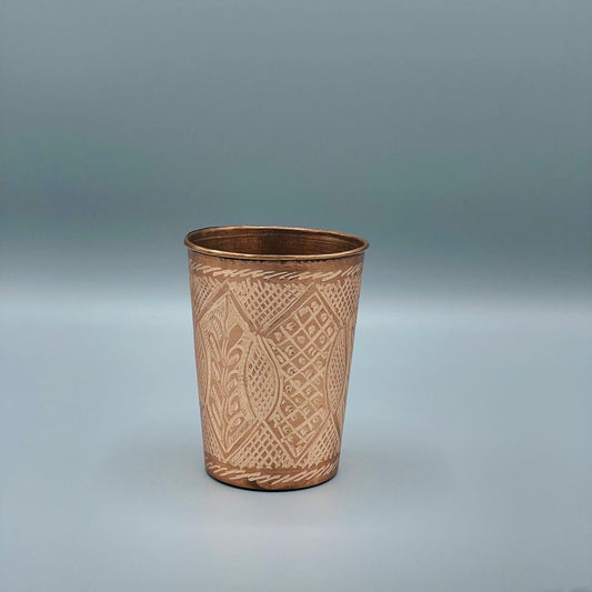 Decorative Copper Glass- Length 10 cm