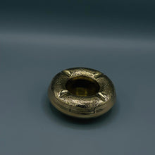 Load image into Gallery viewer, Elegant Brass Ashtray with Intricate Design
