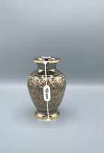Load image into Gallery viewer, Vibrant Pair of Decorative Brass Vases
