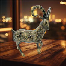 Load image into Gallery viewer, Artisan Brass Markhor Figurine
