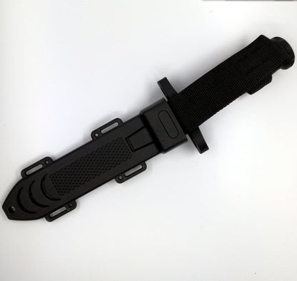 12.5" Black Fixed Blade Survival Knife