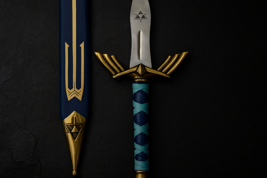 Zelda Master Sword Replica with Shield – Fantasy Cosplay Sword & Scabbard