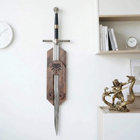 Witcher Sword with Polished Blade and Elegant Hilt – Display Edition