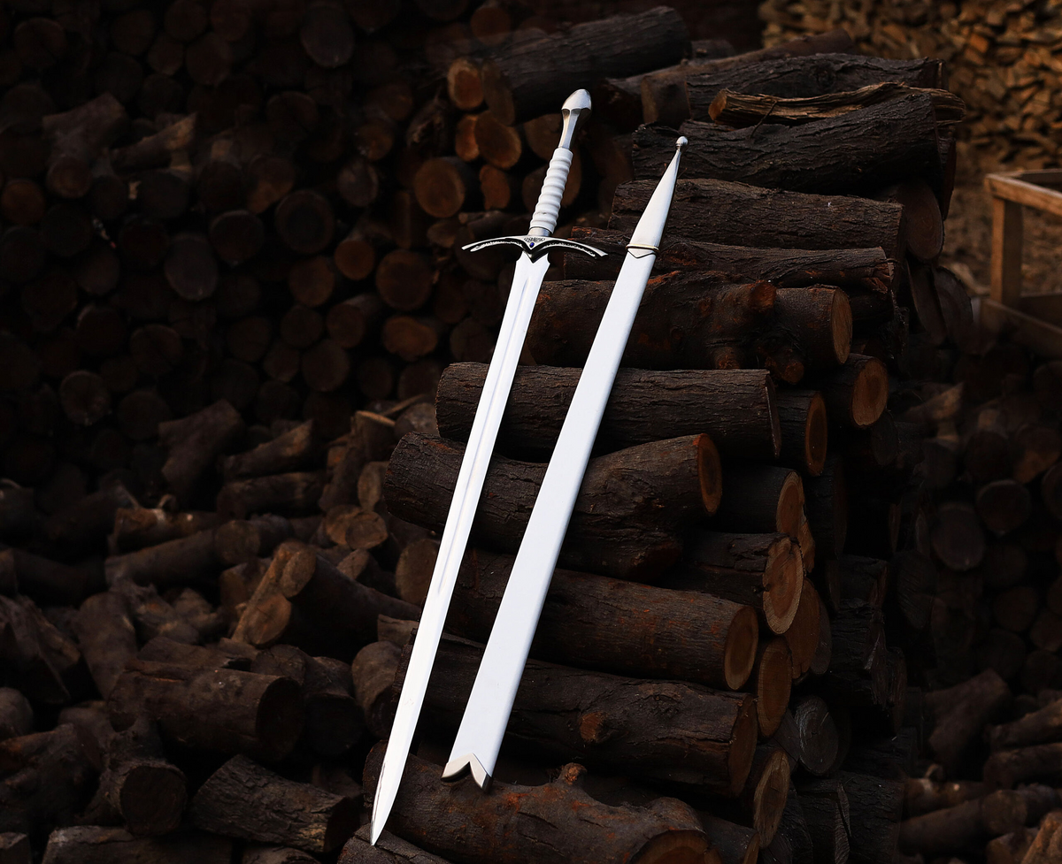 Glamdring Sword | The White Sword of Gandalf | LOTR Steel Replica