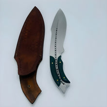 Load image into Gallery viewer, D2 Steel Full Tang Kukri Fixed Blade Hunting Knife with Sheath-Outdoor Camping,Survival Knives
